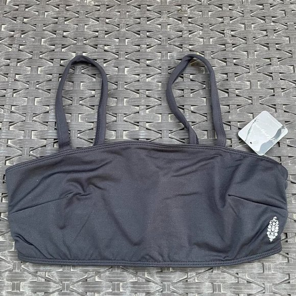 Free People Black Very Prairie Bra - Picture 1 of 3